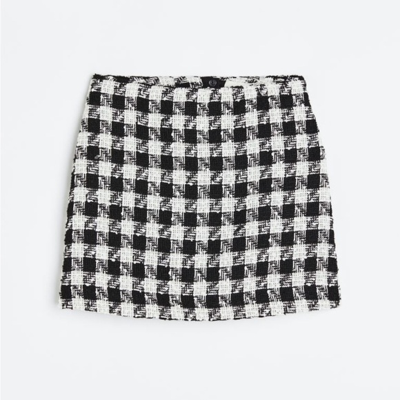 H&M Dresses & Skirts - NWT H&M Checkered Tweed Mini Skirt